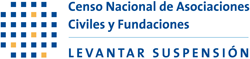 Censo Nacional de Asociaciones Civiles y Fundaciones levantar suspensión