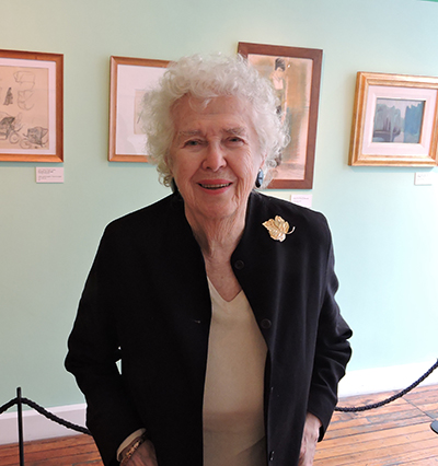 Imagen: Linda en el Museo Figari en noviembre de 2019.