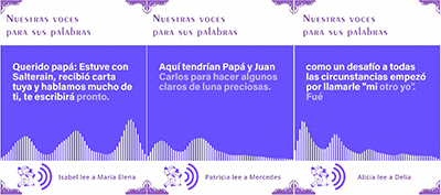 Nuestras voces para sus palabras