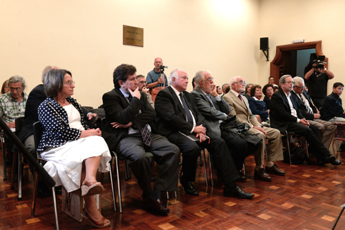 Público durante la presentación de la obra de Dieste para ser declarado Patrimonio de la Humanidad